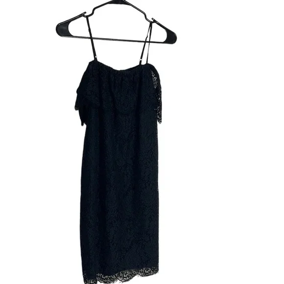 madewell black lace dress Madewell Black Lace Dress size 2